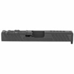 Grey Ghost Precision Stripped Slide, For Glock 19 Gen 3, Dual Optic Cutout Compatible With Leupold DeltaPoint Pro or Trijicon RMR With Supplied Shim Plate (Correct Length Screws Included), Comes With A Custom G10 Cover Plate And Proper Screws For Use Without Optic Installed, Version 3 Slide Pattern, Black Nitride Finish GGP-19-3-OC-V3 - Image 2