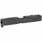 Grey Ghost Precision Glock 19 Gen3 Stripped Slide, Dual Optic Cutout Compatible With Leupold DeltaPoint Pro or Trijicon RMR With Supplied Shim Plate (Correct Length Screws Included), Comes With A Custom G10 Cover Plate And Proper Screws For Use Without Optic Installed, Version 4 Slide Pattern, Black Nitride Finish GGP-19-3-OC-V4 - Image 3