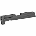 Grey Ghost Precision Stripped Slide, For Sig P320 Compact, Dual Optic Cutout Compatible With Leupold DeltaPoint Pro, Trijicon RMR, Or Sig Romeo1 With Supplied Shim Plate (Correct Length screws Included), Comes With A Custom G10 Cover Plate And Proper Screws For Use Without Optic Installed, Version 1 Slide Pattern, Black DLC Finish GGP320-C-BLK-1 - Image 3